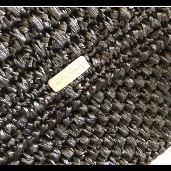 Dolce & Gabbana Raffia black handbag! - Picture 11 of 12